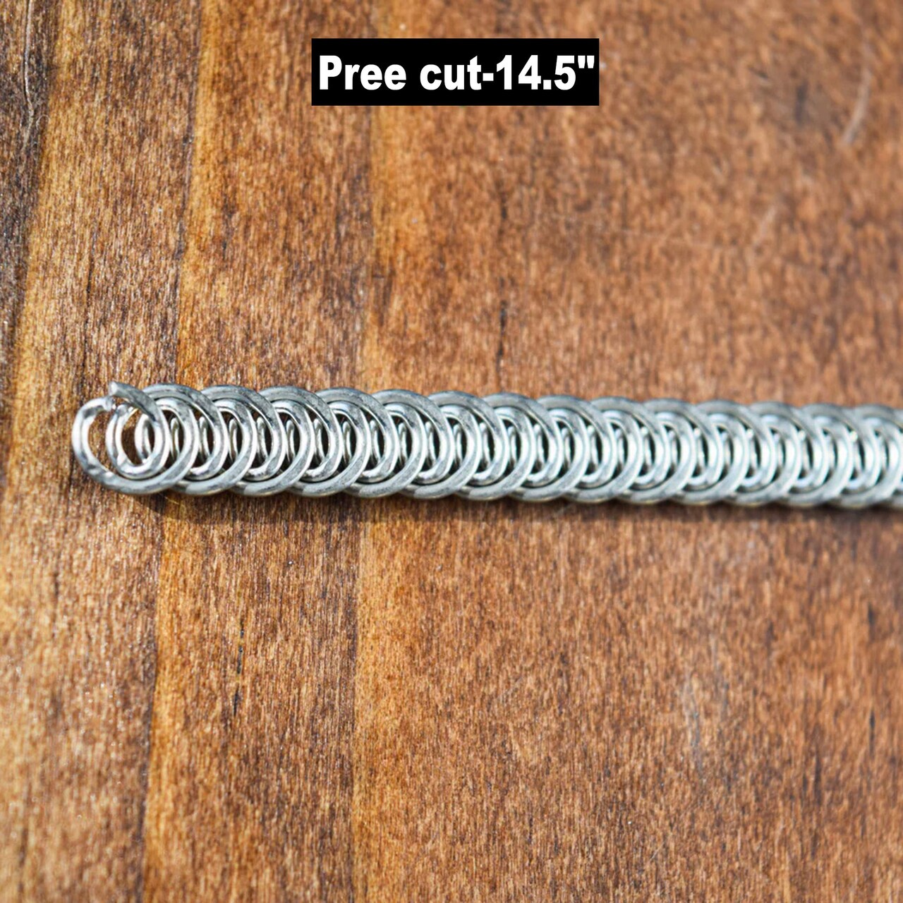 14.5 Inch Pre Cut Silver Spiral Metal Boning for Corset Construction and Costume Reinforcement